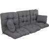 Poduszki na huśtawkę PATIO Celebes H041-06PB Szary Materiał Bawełna