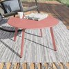 Stolik ogrodowy PATIO Olivier 47530 Różowy Materiał Stal