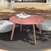 Stolik ogrodowy PATIO Olivier 47530 Różowy Kształt Okrągły