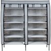 Szafa tekstylna GOCKOWIAK Gabi (120 x 30 x 110 cm) Szara Materiał wykonania Metal