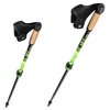 Kijki do nordic walking NILS NW8611 (93 - 125 cm) Czarno-zielony Składane Tak
