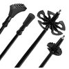 Kijki do nordic walking NILS NW8613 (93 - 125 cm) Czarno-złoty Gwarancja 24 miesiące