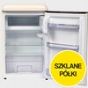 Lodówka RAVANSON LKK-120RC Retro 89.5cm Beżowa Liczba półek na butelki 0