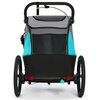 Przyczepka rowerowa KINDERKRAFT Nava 3w1 Niebieski Szerokość siedziska 24 cm