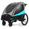 Przyczepka rowerowa KINDERKRAFT Nava 3w1 Niebieski