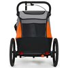 Przyczepka rowerowa KINDERKRAFT Nava 3w1 Pomarańczowy Szerokość siedziska 24 cm