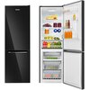 Lodówka AMICA FK3506D.2F (E) No Frost 185.5cm Czarna Bezszronowa (No Frost) Pełny No Frost