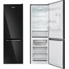 Lodówka AMICA FK3506D.2F (E) No Frost 185.5cm Czarna Położenie zamrażarki Na dole