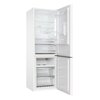 Lodówka AMICA FK3606D.2DFWi (E) No Frost 185cm Biały inox Położenie zamrażarki Na dole