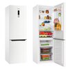 Lodówka AMICA FK3606D.2DFWi (E) No Frost 185cm Biały inox Kolor / wykończenie boków Biały