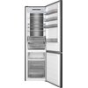 Lodówka AMICA FK3706D.5DFXCM (D) No Frost 200cm Czarny/Inox Roczne zużycie prądu 223 kWh = 256.45 zł