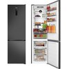 Lodówka AMICA FK3706T.2DFZXC (D) No Frost 200cm Czarny/Inox Zmiana kierunku otwierania drzwi Tak