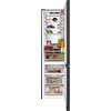 Lodówka AMICA FK3706T.2DFZXC (D) No Frost 200cm Czarny/Inox Położenie zamrażarki Na dole