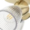 Lampa sufitowa MILAGRO Best Gold ML9977 Złoty Maksymalna moc żarówki [W] 3 x 40