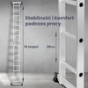 Drabina EXTRALINK Lad4x4M (4.65 m) + Platforma Ilość stopni 16