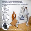 Drabina EXTRALINK Lad3x4M (3.55 m) + Platforma Wymiar złożonej drabiny [cm] 94