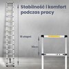 Drabina EXTRALINK LAD44ST (4.4 m) Wysokość drabiny [m] 4.4