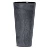Donica PROSPERPLAST Tubus Slim Beton Effect DTUS250E-S433 15.5L Antracytowy