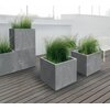 Donica PROSPERPLAST Sierra Case Beton Effect DSI600E-B411 26.2L Czarny Rodzaj Donica modułowa