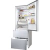 Lodówka HAIER HTR5720ENMG No frost 200.6cm Srebrna Liczba półek 3