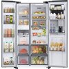 Lodówka SAMSUNG RH69DG895EB1EF Side by Side AI No Frost 178cm Podajnik wody Liczba półek 4