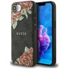 Etui GUESS 4G Flowers Print MagSafe do Apple iPhone 16e Czarny