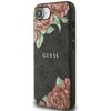 Etui GUESS 4G Flowers Print MagSafe do Apple iPhone 16e Czarny Seria telefonu iPhone