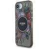 Etui GUESS IML Flowers MagSafe do Apple iPhone 16e Czarny Seria telefonu iPhone