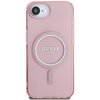 Etui GUESS IML Glitter Circle MagSafe do Apple iPhone 16e Różowy Model telefonu iPhone 16e