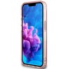 Etui GUESS IML Glitter Circle MagSafe do Apple iPhone 16e Różowy Dominujący kolor Różowy