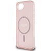 Etui GUESS IML Glitter Circle MagSafe do Apple iPhone 16e Różowy Typ Etui nakładka