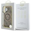 Etui GUESS IML Metal Glitter 4G Circle Triangle MagSafe do Apple iPhone 16 Brązowy Marka telefonu Apple