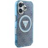 Etui GUESS IML Metal Glitter 4G Circle Triangle MagSafe do Apple iPhone 16 Niebieski Kompatybilność Apple iPhone 16
