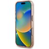 Etui GUESS IML Metal Glitter 4G Circle Triangle MagSafe do Apple iPhone 16 Pro Różowy Dominujący kolor Różowy