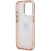 Etui GUESS IML Metal Glitter 4G Circle Triangle MagSafe do Apple iPhone 16 Pro Różowy Gwarancja 24 miesiące