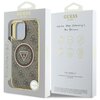 Etui GUESS IML Metal Glitter 4G Circle Triangle MagSafe do Apple iPhone 16 Pro Max Brązowy Marka telefonu Apple