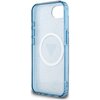 Etui GUESS IML Metal Glitter 4G Circle Triangle MagSafe do Apple iPhone 16e Niebieski Gwarancja 24 miesiące