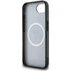 Etui GUESS IML Metal Glitter 4G Circle Triangle MagSafe do Apple iPhone 16e Czarny Gwarancja 24 miesiące