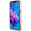 Etui GUESS IML Metal Glitter 4G Circle Triangle MagSafe do Apple iPhone 16e Różowy Dominujący kolor Różowy