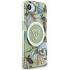 Etui GUESS IML Metal Glitter Flowers Triangle MagSafe do Apple iPhone 16e Zielony Kompatybilność Apple iPhone 16e