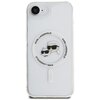 Etui KARL LAGERFELD IML Metal Karl & Choupette Heads MagSafe do Apple iPhone 16e Biały Model telefonu iPhone 16e