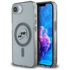 Etui KARL LAGERFELD IML Metal Karl & Choupette Heads MagSafe do Apple iPhone 16e Czarny