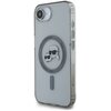 Etui KARL LAGERFELD IML Metal Karl & Choupette Heads MagSafe do Apple iPhone 16e Czarny Seria telefonu iPhone