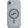Etui KARL LAGERFELD IML Metal Karl & Choupette Heads MagSafe do Apple iPhone 16e Czarny Model telefonu iPhone 16e