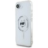 Etui KARL LAGERFELD IML Metal Choupette Head MagSafe do Apple iPhone 16e Biały Seria telefonu iPhone