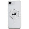 Etui KARL LAGERFELD IML Metal Choupette Head MagSafe do Apple iPhone 16e Biały Model telefonu iPhone 16e