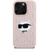 Etui KARL LAGERFELD 3D Rubber Monogram & Choupette do Apple iPhone 16 Pro Różowy Model telefonu iPhone 16 Pro