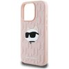 Etui KARL LAGERFELD 3D Rubber Monogram & Choupette do Apple iPhone 16 Pro Różowy Typ Etui nakładka