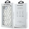Etui KARL LAGERFELD IML Repeat Logo do Apple iPhone 16e Srebrny Marka telefonu Apple