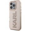 Etui KARL LAGERFELD IML Rhinestones Logo do Apple iPhone 16 Pro Max Przezroczysto-różowy Seria telefonu iPhone